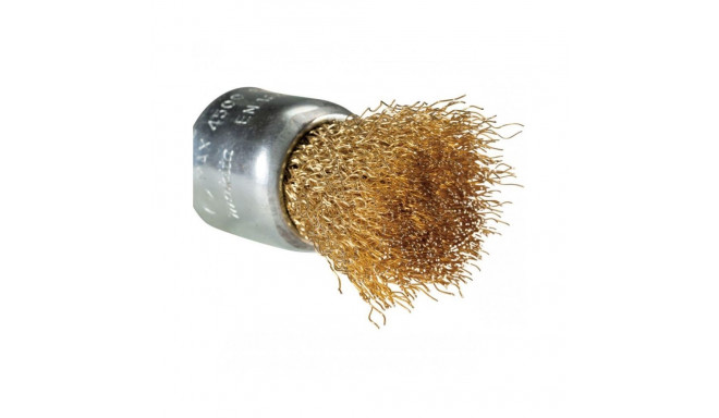 WIRE END BRUSH (BRASS COATED)