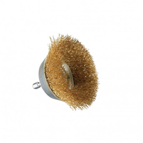 WIRE CUP BRUSH (BRASS COATED)