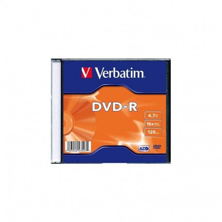 DISC DVD-R 4.7GB 16X õhuke karp Verbatim