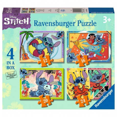 Puzzles 4in1 Disney Stitch