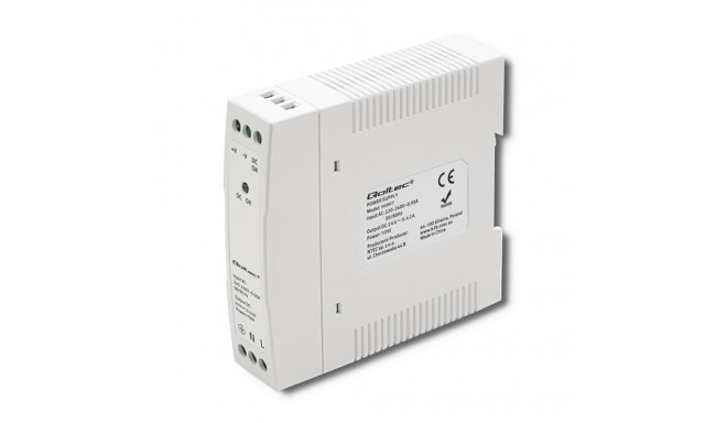 DIN rail power supply 10W, 24V, 0.42A, Slim