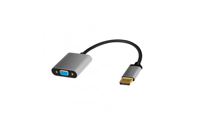 Displayport to VGA adapt er, 1080p/60Hz,alu,0.15