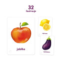 CzuCzu Picture cards on a string - Fruits and v