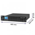 Uninterruptible power supply UPS RACK, 1kVA