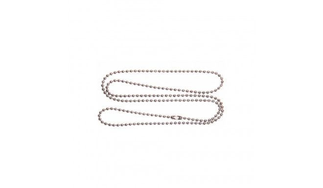 Metal chain 80 cm chrome, 10 pcs in a pack