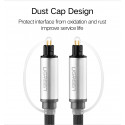 Cable optical TOSLINK - TOSLINK 2m braided grey AV108 UGREEN