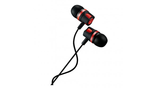 CANYON headphones EP-3 Mic 1.2m Red
