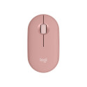 LOGITECH Pebble Mouse 2 M350s - TONAL ROSE - BT - N/A - EMEA-808 - DONGLELESS