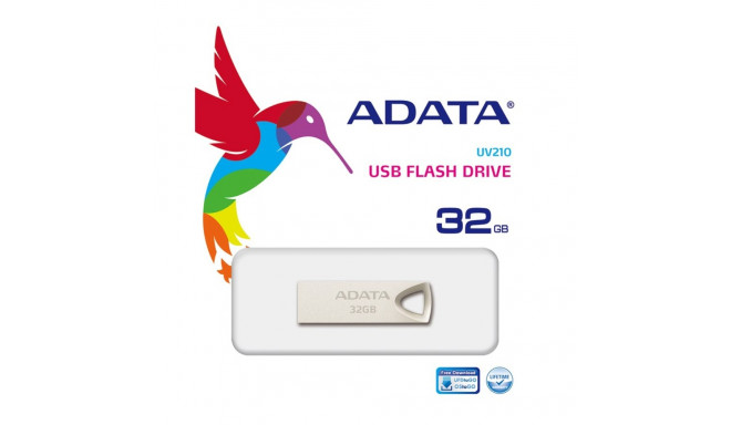 ADATA 32GB USB2.0 UV210 hõbedane