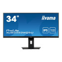 IIYAMA XUB3493WQSU-B5 34inch UW ETE IPS-panel 3440x1440 FreeSync 3000:1 400cd/m2 0.4ms MPRT HDR 2xHD