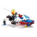 LEGO Super Heroes Spider-Mani võidusõiduauto ja Venom Green Goblin