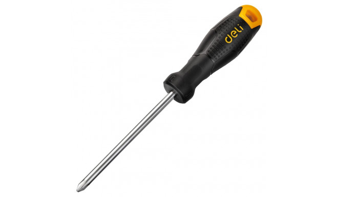 Philips Screwdriver PH1x75mm Deli Tools EDL625075 (black)