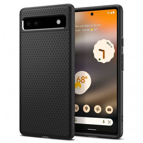 Kaitseümbris Liquid Air, Google Pixel 6a, must, Spigen