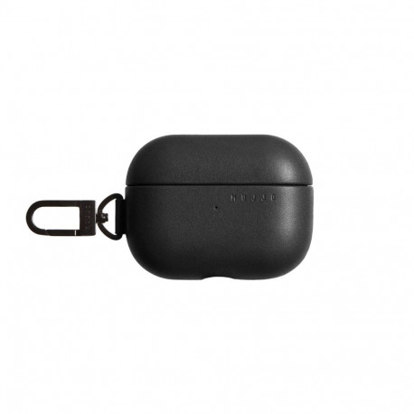 Kaitseümbris Apple AirPods Pro (2.gen), must, naturaalsest nahast, Mujjo