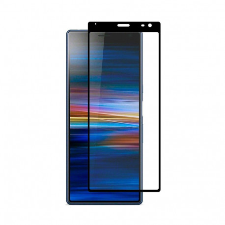 Ekraanikaitseklaas Sony Xperia 10, musta äärega, Evelatus