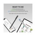 Puutepliiats terava otsaga Neo Duo, must, Android/iPhone/iPad, USB-C, magnetkinnitusega, Adonit