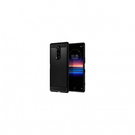 Kaitseümbris Rugged Armor, Sony Xperia 1, must, Spigen