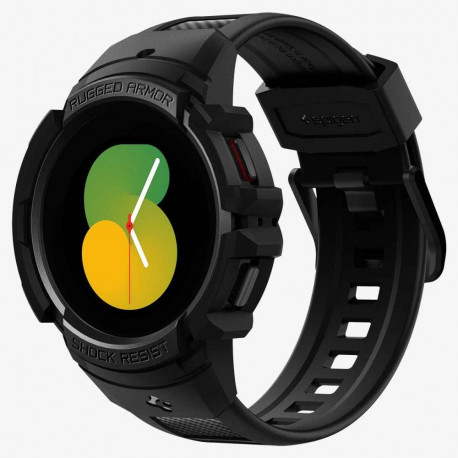 Kaitseümbris kellarihmaga Rugged Armor Pro, Samsung Galaxy Watch5 / Watch4 44mm, must, Spigen