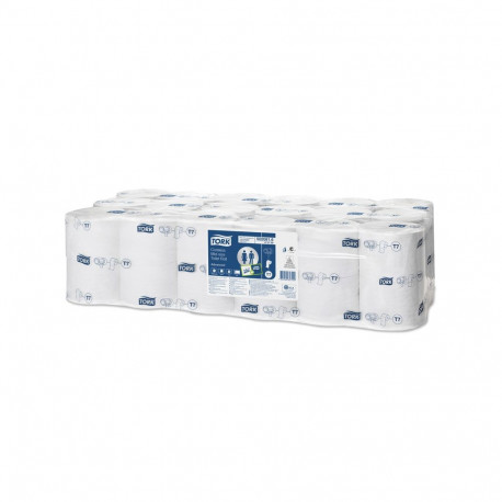 Tualettpaber TORK Advanced Mid-Size T7, 9,3cmx103.5m. 2-kih, hülsita, valge, 36 tk