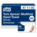 Lehtpaberrätikud TORK Xpress® Multifold H2, 23.4x21.3cm, 2-kih, 190lehte, loodusvalge 471103 (20 tk)