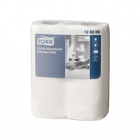 Rullpaberrätikud TORK Premium 2-kih, 24x15.4m, 64 lehte, valge, 2 tk