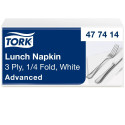 Salvrätikud TORK SOFTLUNCH, 3kih, 33x32.6cm, 150lehte, valge