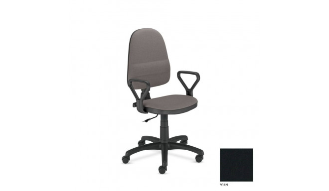 Kontoritool NOWY STYL PRESTIGE, käetugedega, V-14, must