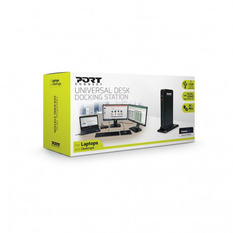 Docking station Port Designs, 10 väljundit USB 3.0
