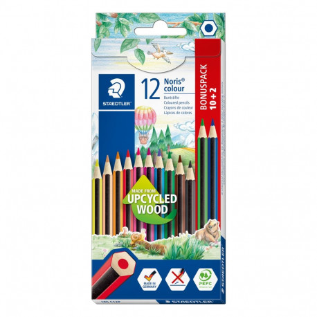 Värvipliiats Staedtler Noris Color, 12 tk.