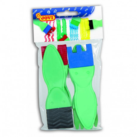 Käsnad JOVI, 4 tk., Erinevad värvid ja efektid