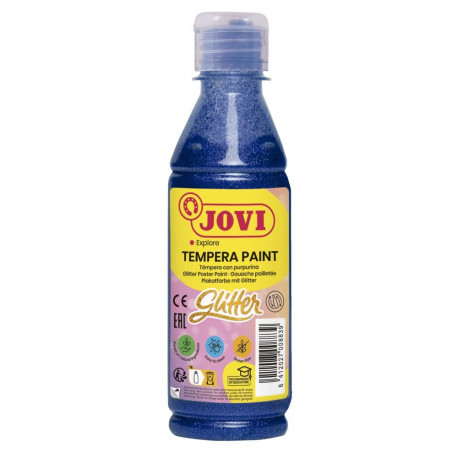 Guaššvärv JOVI Glitter, sinine, 250ml
