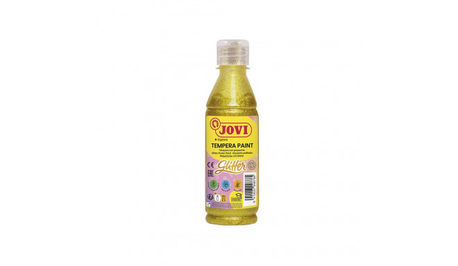 Guaššvärv JOVI Glitter, kollane, 250ml