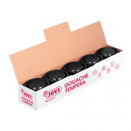 Guaššvärv JOVI Scholar, 5tk, must, 35ml