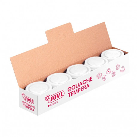 Guaššvärv JOVI Scholar, 5tk, valge, 35ml