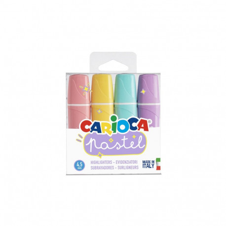 Tekstimarker CARIOCA Memolight, 4 tk