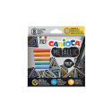 Viltpliiatsid CARIOCA Metallic FineMarkers Box, 8 tk