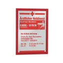 Iseliimuv infohoidja magnetkinnitusega DURABLE DURAFRAME A4, punane, 2 tk