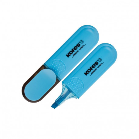 Tekstimarker KORES BRIGHT LINER, sinine (2 tk)
