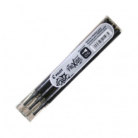 Südamik PILOT Frixion 0,5mm, must, 3 tk
