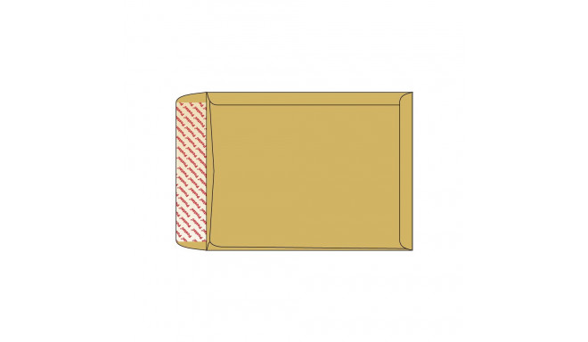 Kirjakotid lõõtsaga B4, 250x353x40mm, 130g pruun (5 tk)
