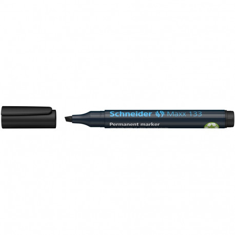 Marker permanentne Schneider 133, lõigat.ots 1-4mm, must