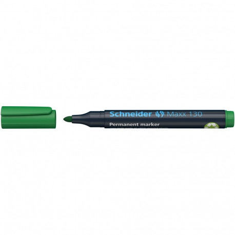 Marker permanentne Schneider 130, 1-3mm koonus, roheline