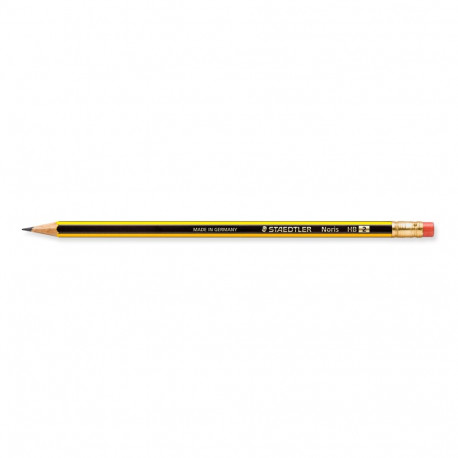 Harilik pliiats Staedtler Noris HB kustutuskummiga (2 tk)