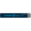 Südamikud Schneider 775, F 0,7 mm must (10 tk)
