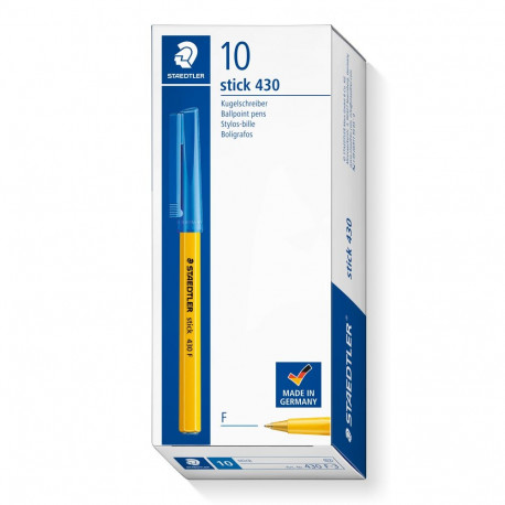Pastapliiats Staedtler Stick 430  F, sinine (2 tk)
