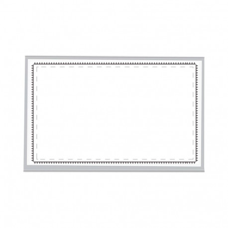 Nimesildihoidja, haaknõelaga ja metallklambriga, CENTRUM, 60 x 90 mm (10 tk)