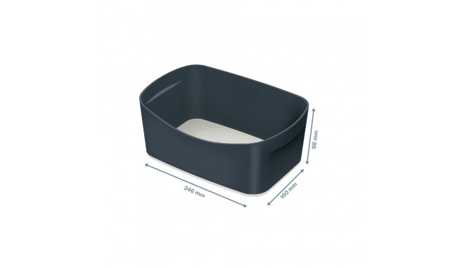 Hoiukast kaaneta Leitz MyBox, 246x98x160 mm, hall