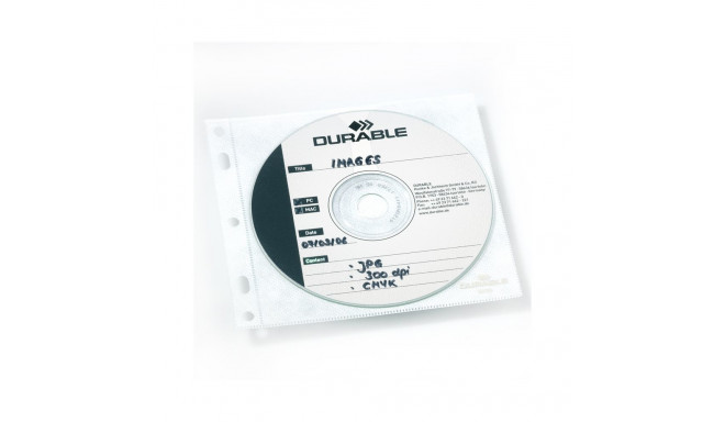Köidetavad CD/DVD taskud DURABLE, 2-le, 10tk