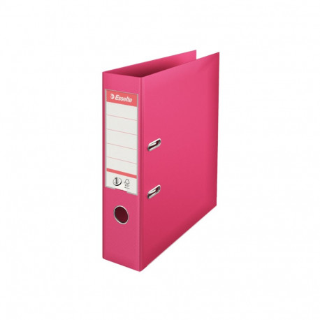 Registraator Esselte No1 Power PP A4 75mm, fuksia