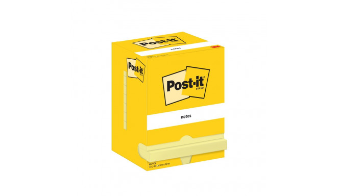 Märkmepaber Post-It 76x102mm kollane, 12 tk